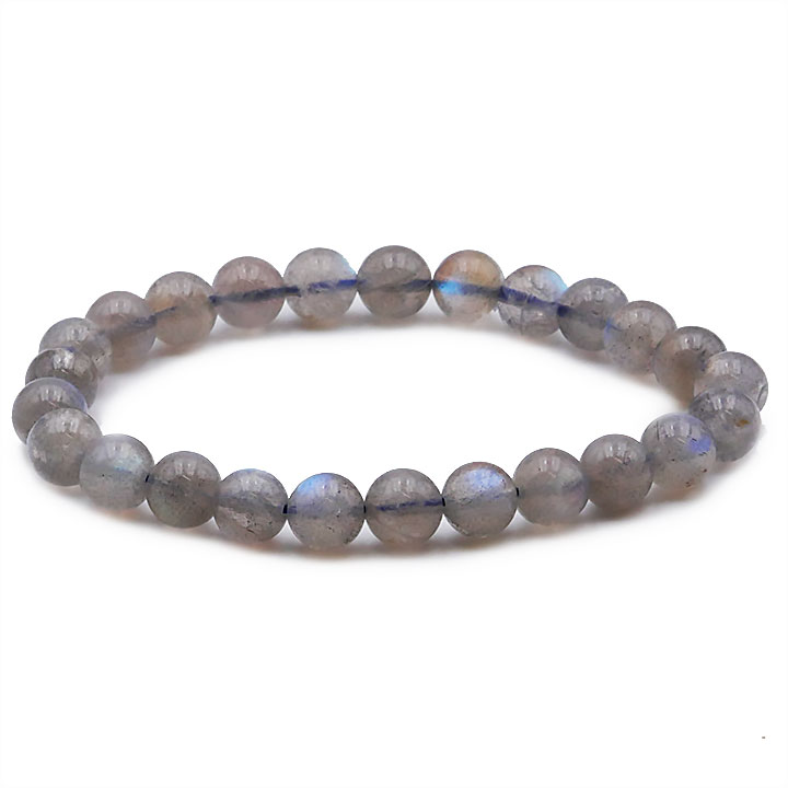 Ref.B8EL bracelet_boule_08mm_labradorite_aa