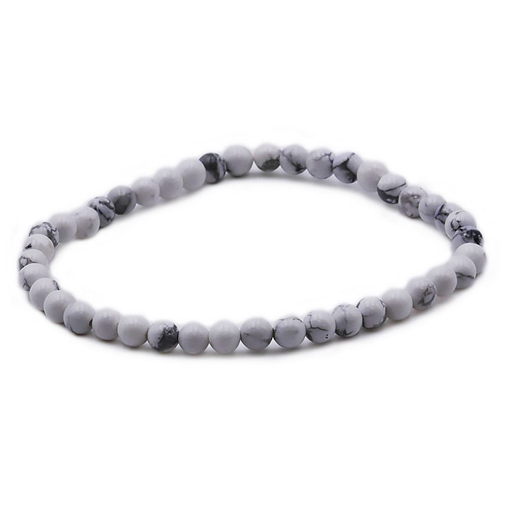 Ref.BBHB4 bracelet_boule_04mm_howlite_blanche_a